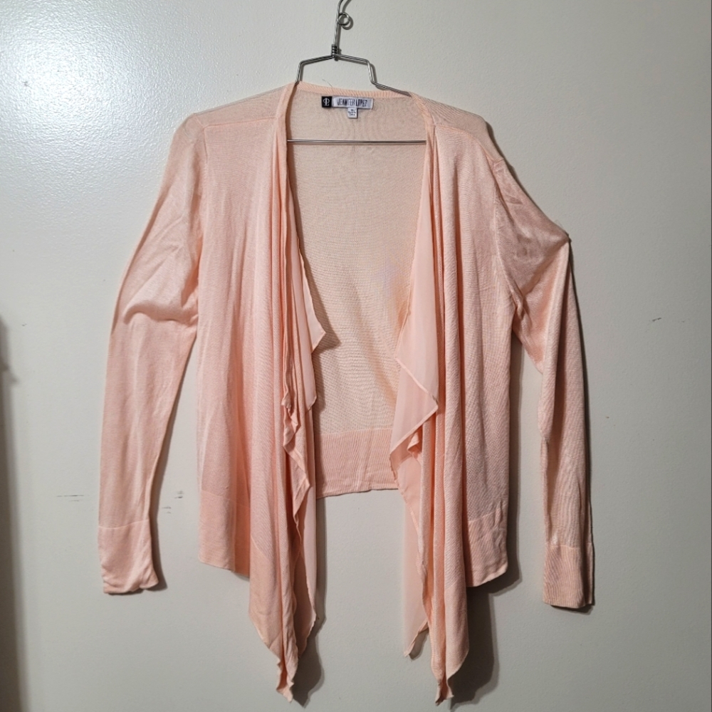 ✨️Jennifer Lopez-Cardigan size M, salmon color, without buttons✨️